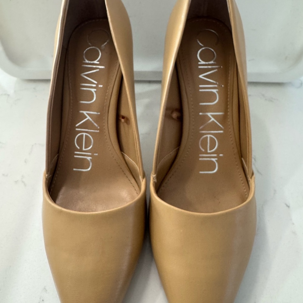 Calvin Klein Women's Tan Heels